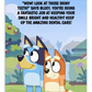 Bluey | Dental Motivational & Reward Cards- "Wow! Look At Those Shiny Teeth!" Says Bluey
