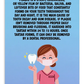 Oral Hygiene Cards-  Plaque Is A Sticky, Colourless Or Yellow Film Of Bacteria, Saliva, And Leftover Bits Of Food That Constantly Forms On Your Teeth