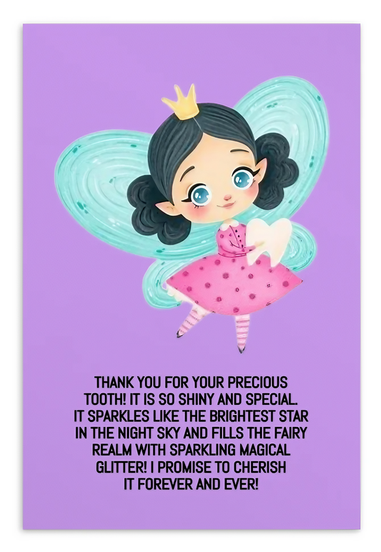 Tooth Fairy Thank You Cards- Thank You So Much For Your Precious Tooth!