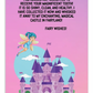 Tooth Fairy Thank You Cards-  I am Absolutely Delighted To Receive Your Magnificent Tooth!