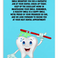 Dental Motivational & Reward Cards- Smile Brighter! You Did A Fantastic Job At Your Dental Check-up Today.