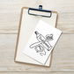 Colouring-in Cards - Toothpaste, Toothbrush And Dental Floss