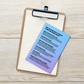 Oral Hygiene Cards-  Ways To Prevent Plaque And Tartar Buildup