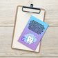 Oral Hygiene Cards-  Regular Flossing Helps Prevent Dental Problens Such As Tooth Decay And Gum Disease