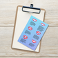 Oral Hygiene Cards-  Steps For How To Brush Your Teeth (With illustrations)