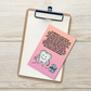 Oral Hygiene Cards- It's Important To Floss Every Day To Keep Your Teeth And Gums Healthy Abd Clean