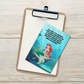 Princess Ariel | Dental Motivational & Reward Cards- Well Done, Little Mermaid! You've Done A Spectacular Job At Keeping Your Teeth Clean And Bright!