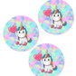 Unicorn | Dental Stickers (Quantity 480)