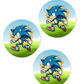 Sonic The Hedgehog | Dental Stickers (Quantity 480)