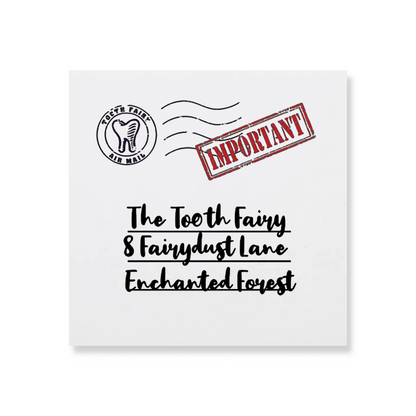 Tooth Fairy Envelopes - Important Tooth Fairy Post