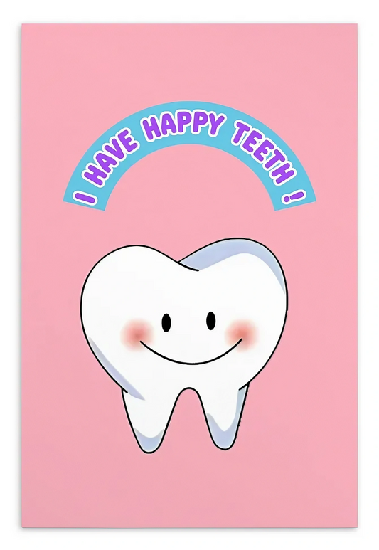 Dental Motivational & Reward Cards- I Have Happy Teeth!