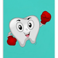 Dental Motivational & Reward Cards- Tooth Wearing Gloves (Green Background)
