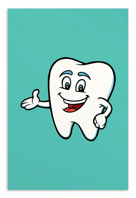 Dental Motivational & Reward Cards- Happy Tooth (Green Background)