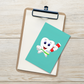 Dental Motivational & Reward Cards- Tooth Putting Toothpaste On Toothbrush (Green Background)