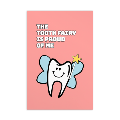 Dental Motivational & Reward Cards- The Tooth Fairy Is Proud Of Me