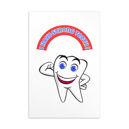 Dental Motivational & Reward Cards- I Have Strong Teeth!