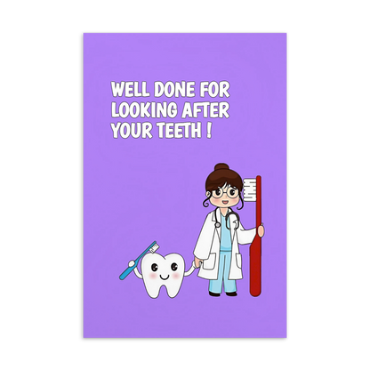 Dental Motivational & Reward Cards- Well Done For Looking After Your Teeth!