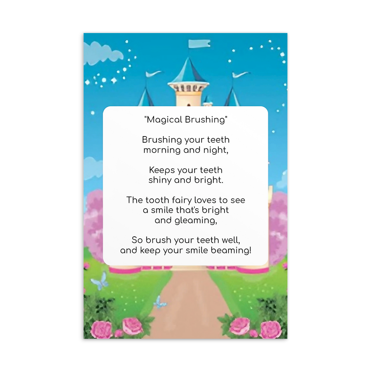 Toothbrushing Song Cards- Magical Brushing