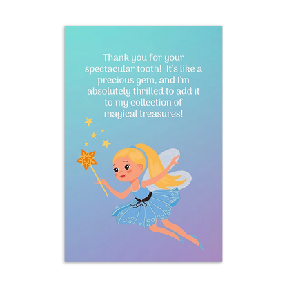 Tooth Fairy Thank You Cards-  Thank You For Your Spectacular Tooth!